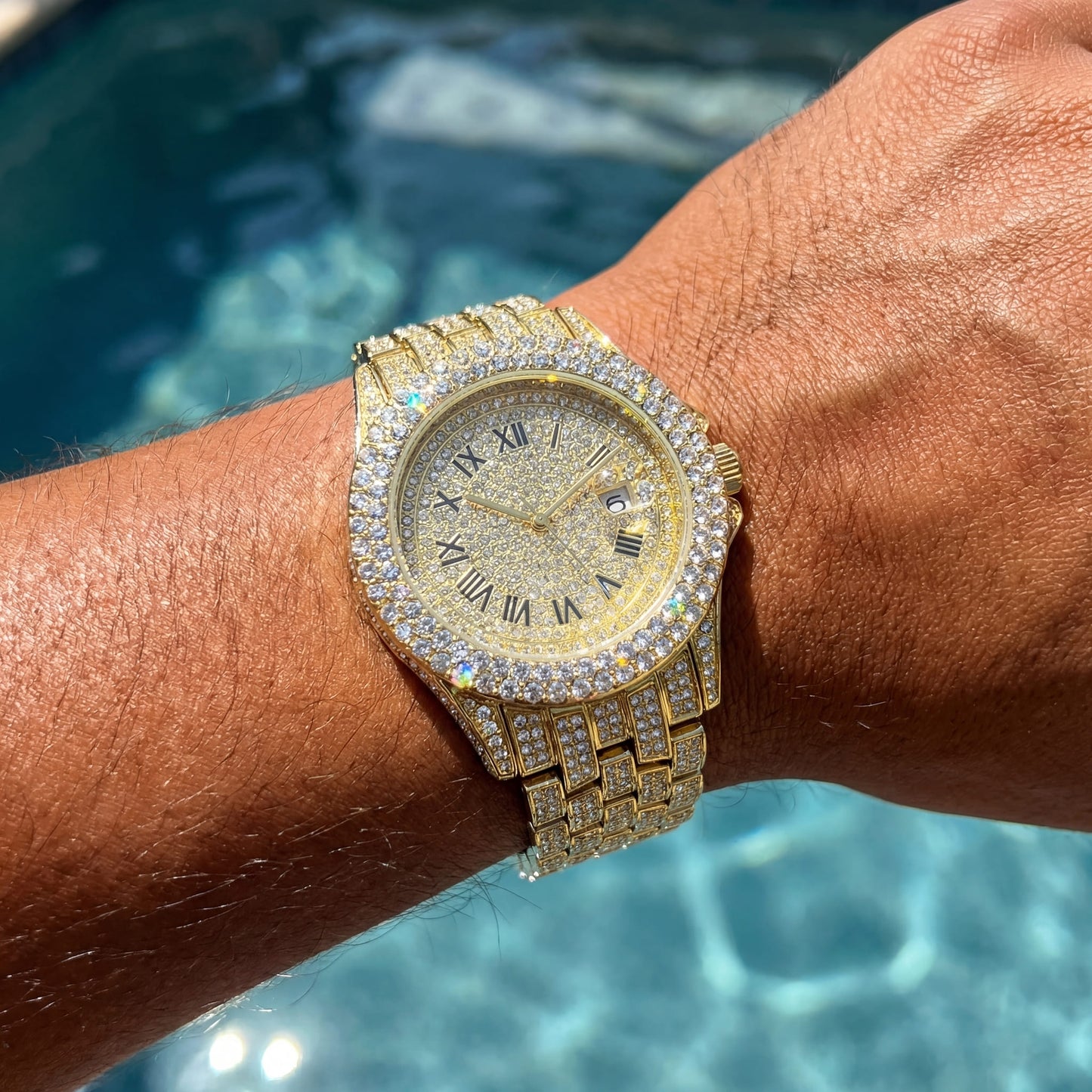 ICED OUT "SEIONARO" UHR - ICERAIN JEWELRY
