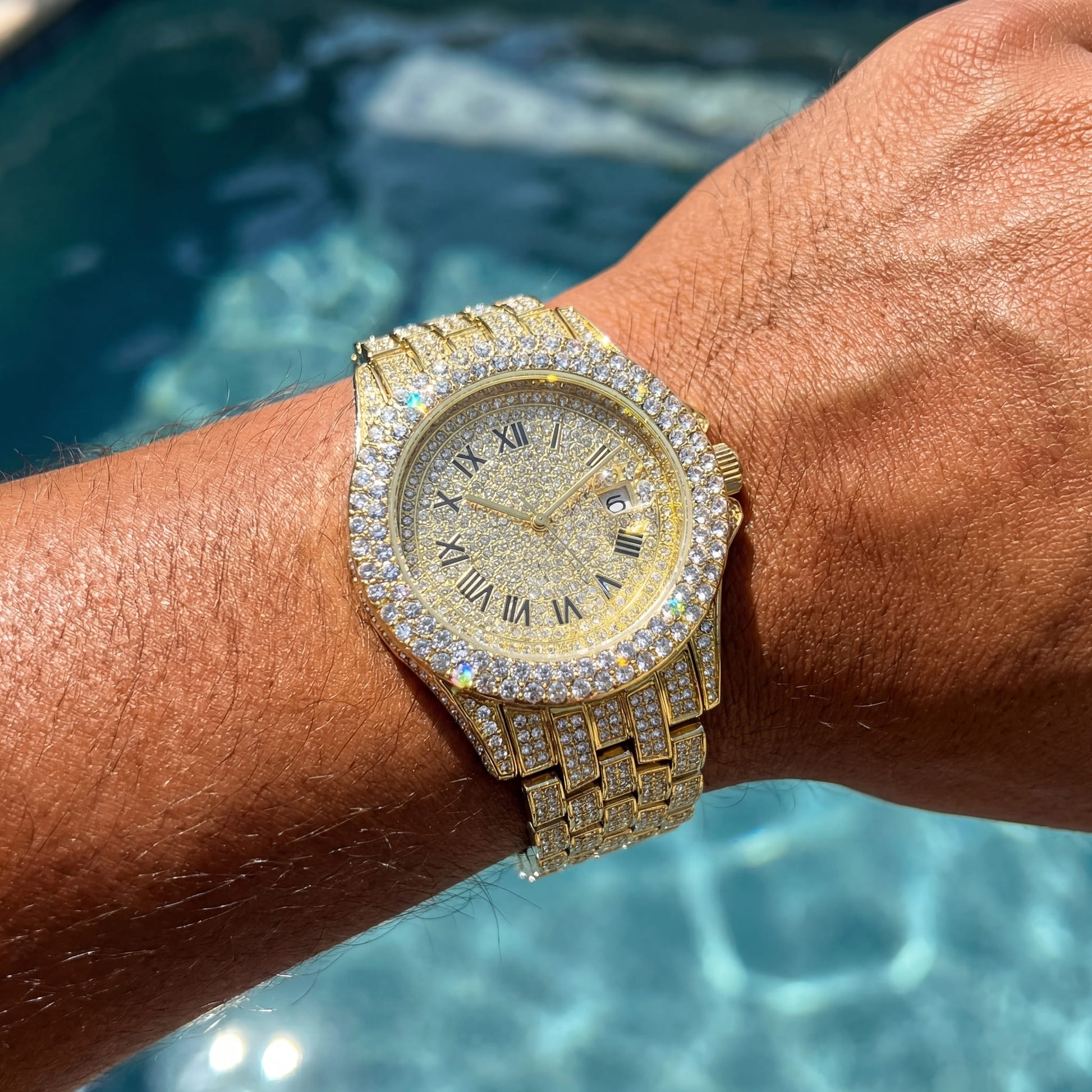 ICED OUT "SEIONARO" UHR - ICERAIN JEWELRY