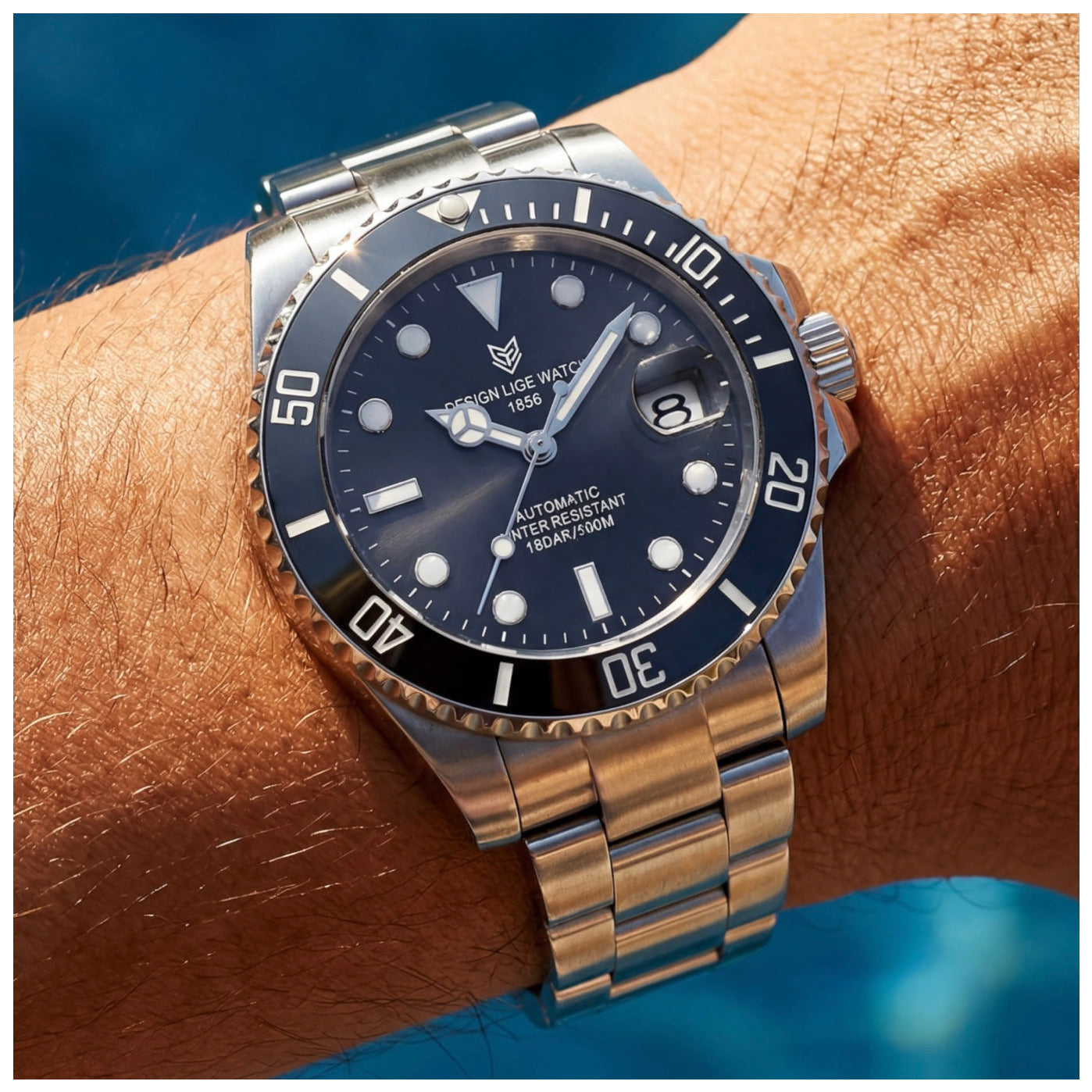 EDELSTAHL "DIVELERO" UHR - ICERAIN JEWELRY