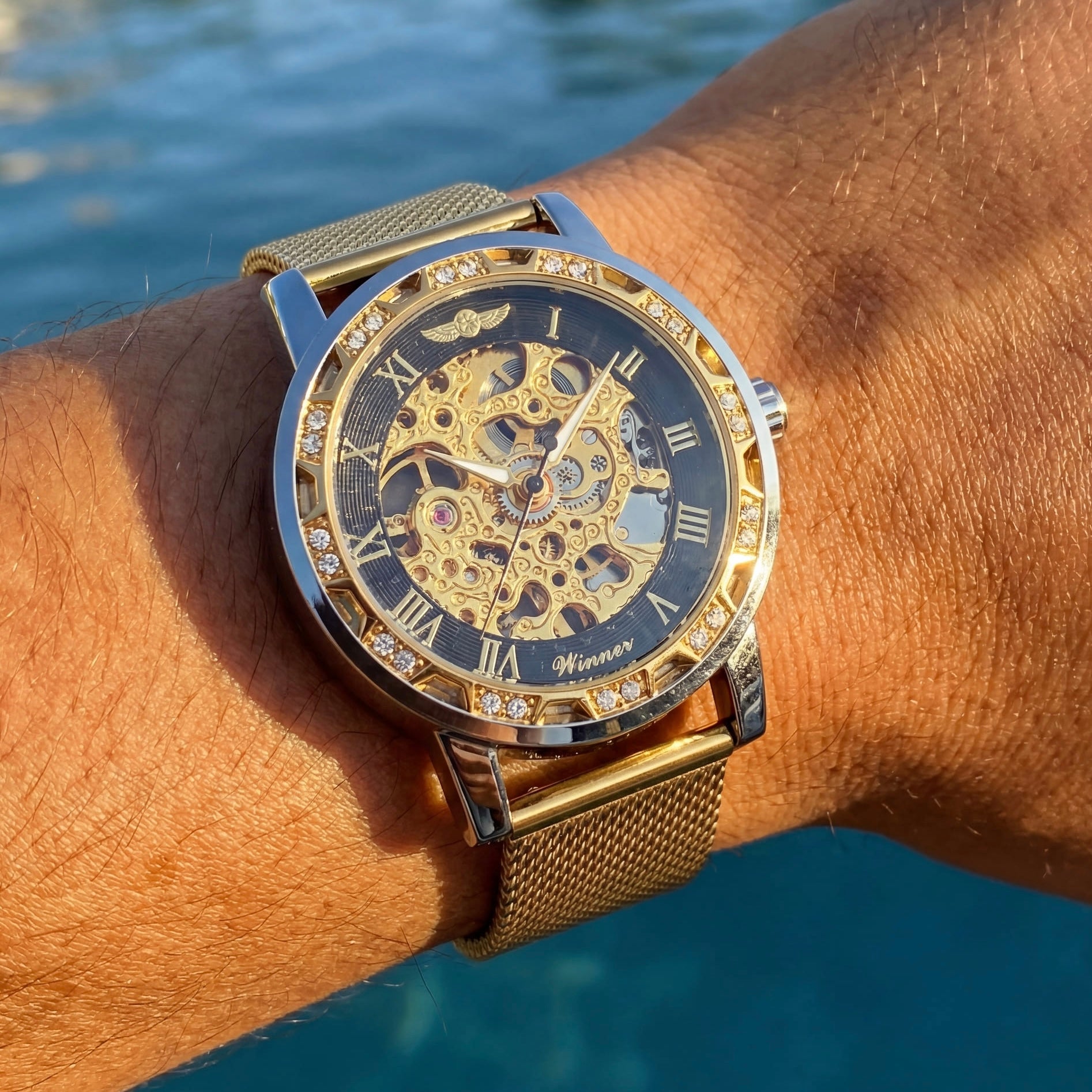 EDELSTAHL "WINNER" UHR - ICERAIN JEWELRY