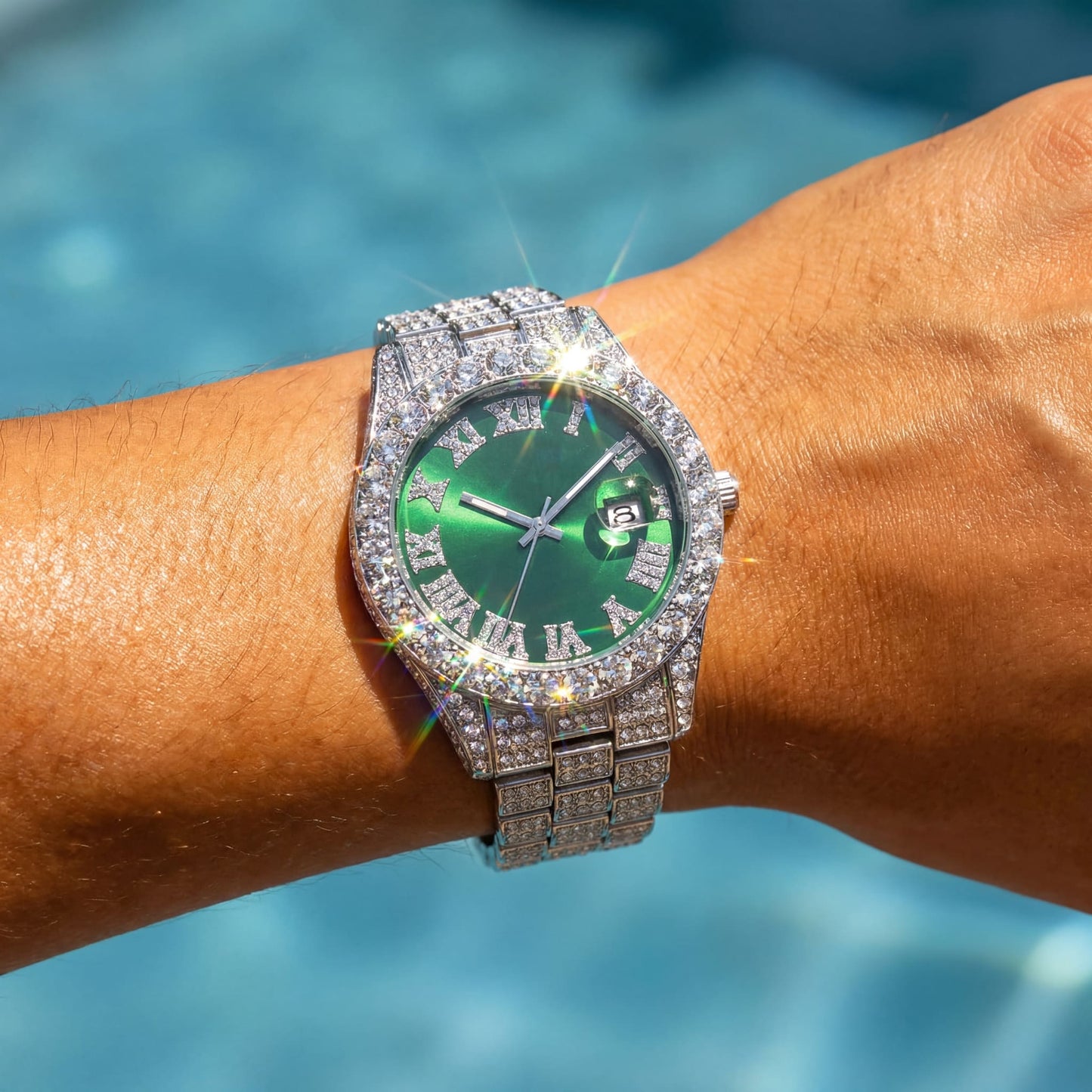 ICED OUT "FRATELLO" UHR - ICERAIN JEWELRY