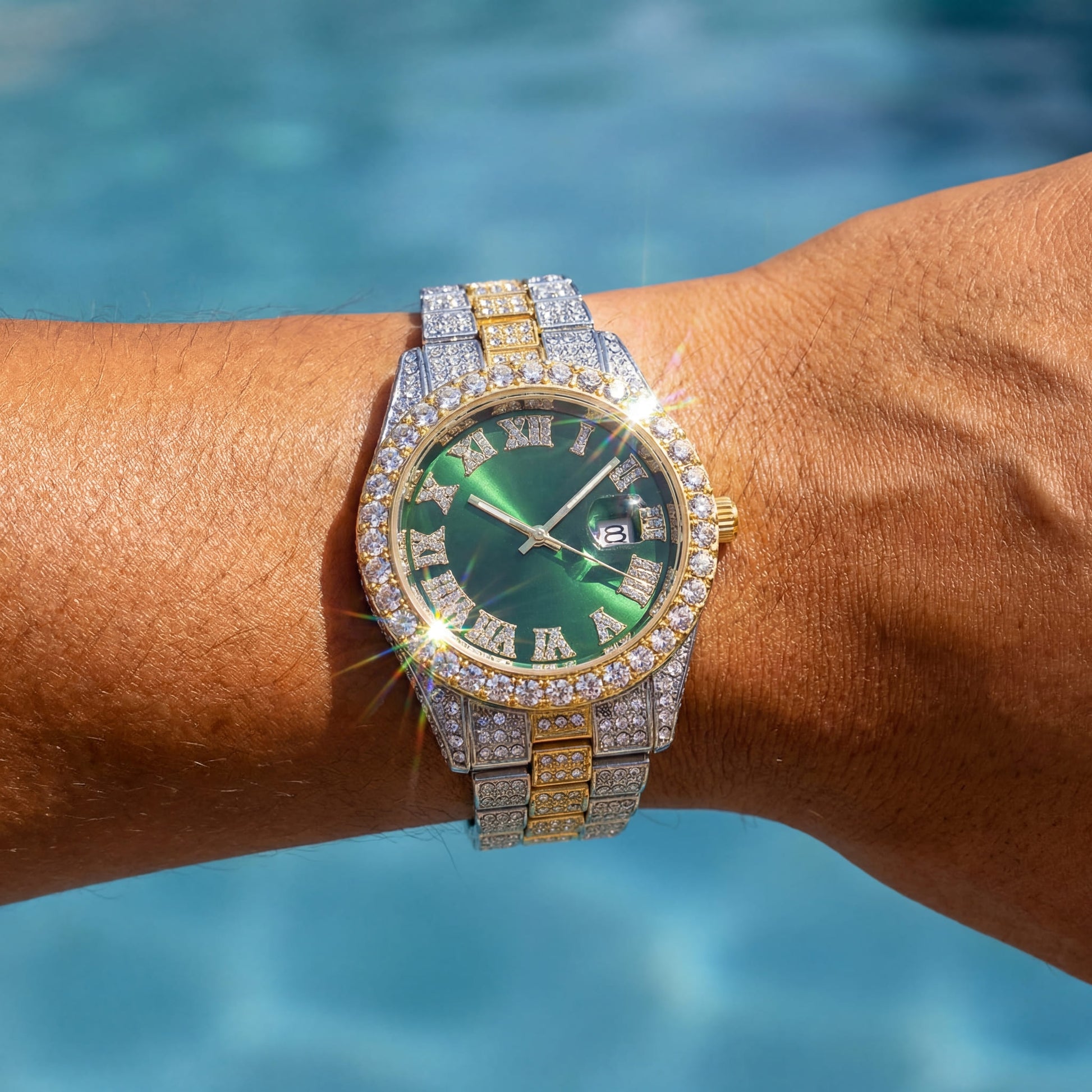 ICED OUT "FRATELLO" UHR - ICERAIN JEWELRY