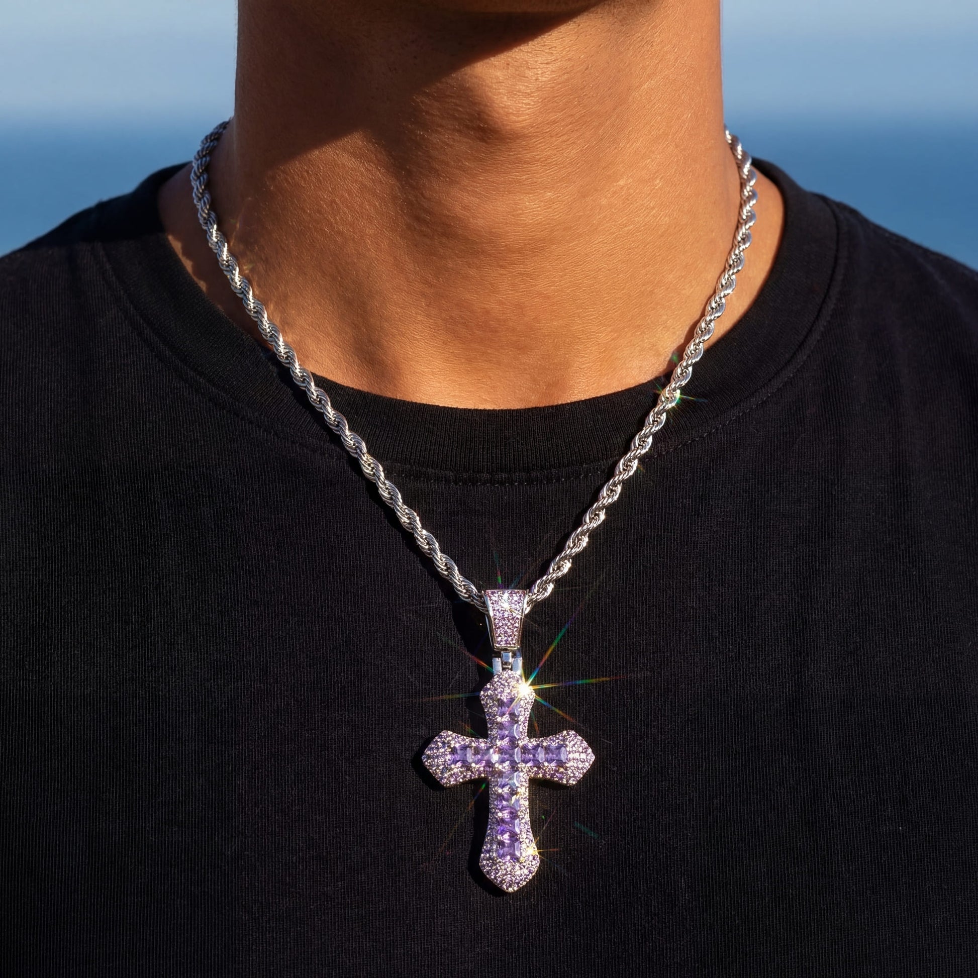 ICED OUT "CROSS" KETTE - ICERAIN JEWELRY