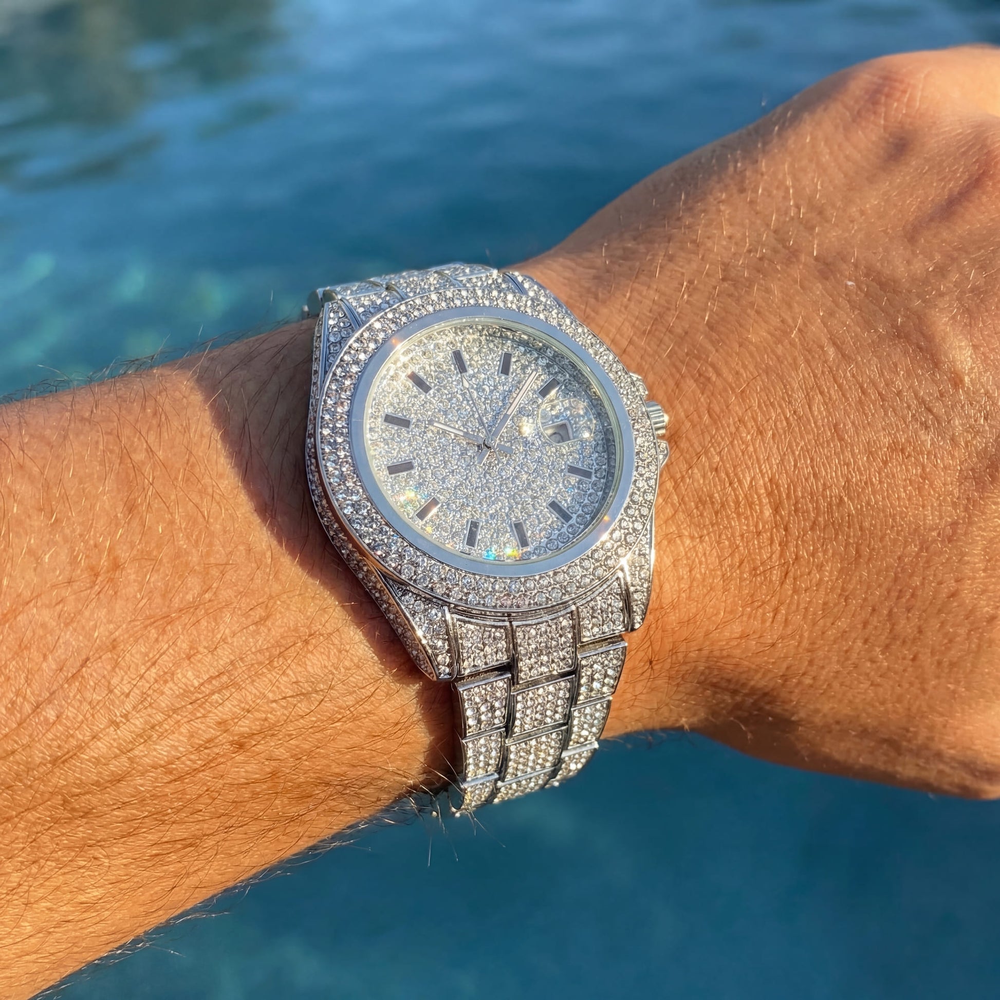 ICED OUT "DYSONAR" UHR - ICERAIN JEWELRY
