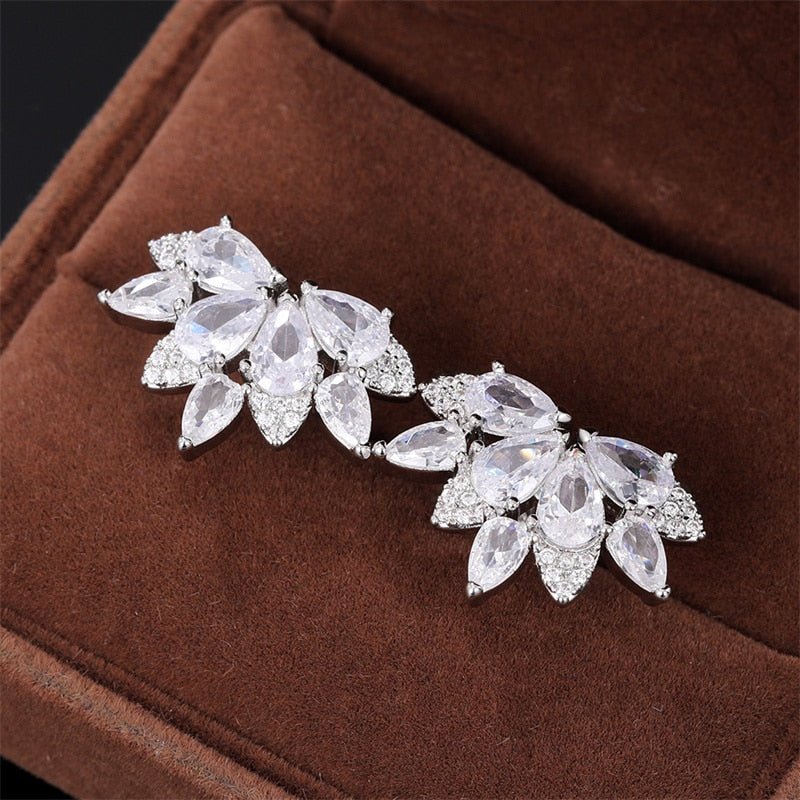 ICED OUT "CRYSTAL" OHRRINGE - ICERAIN JEWELRY