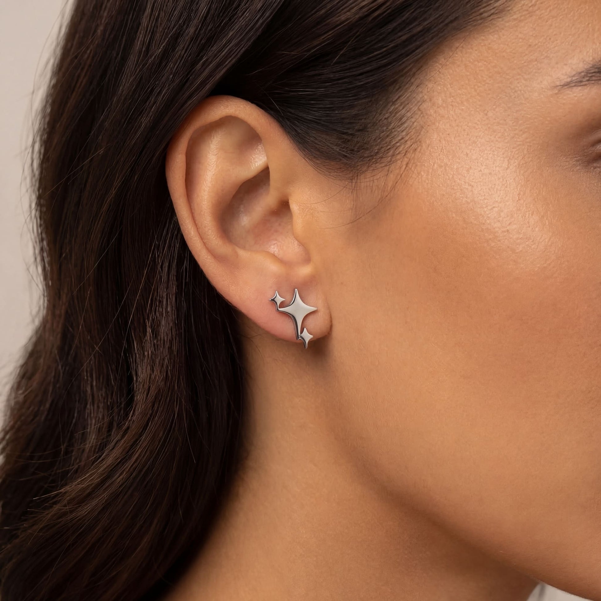 EDELSTAHL "STAR" OHRRINGE - ICERAIN JEWELRY