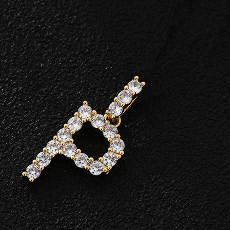 PERSONALISIERTER ICED OUT ANFANGSBUCHSTABE "SI" CHARM - ICERAIN JEWELRY