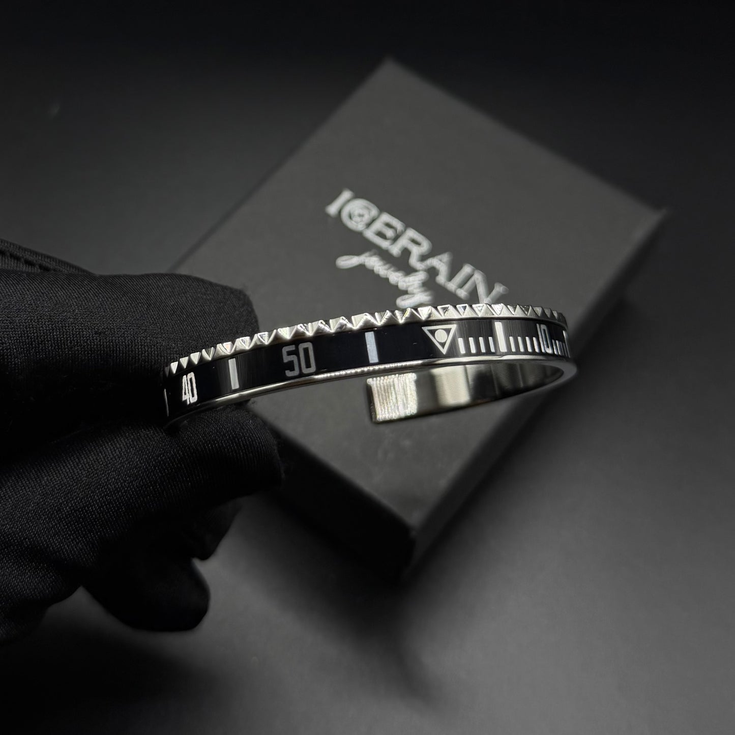 EDELSTAHL "ROLETTA" ARMREIF - ICERAIN JEWELRY