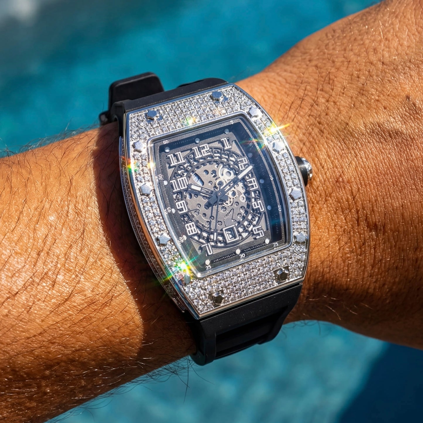ICED OUT "SCARAPONE" UHR - ICERAIN JEWELRY