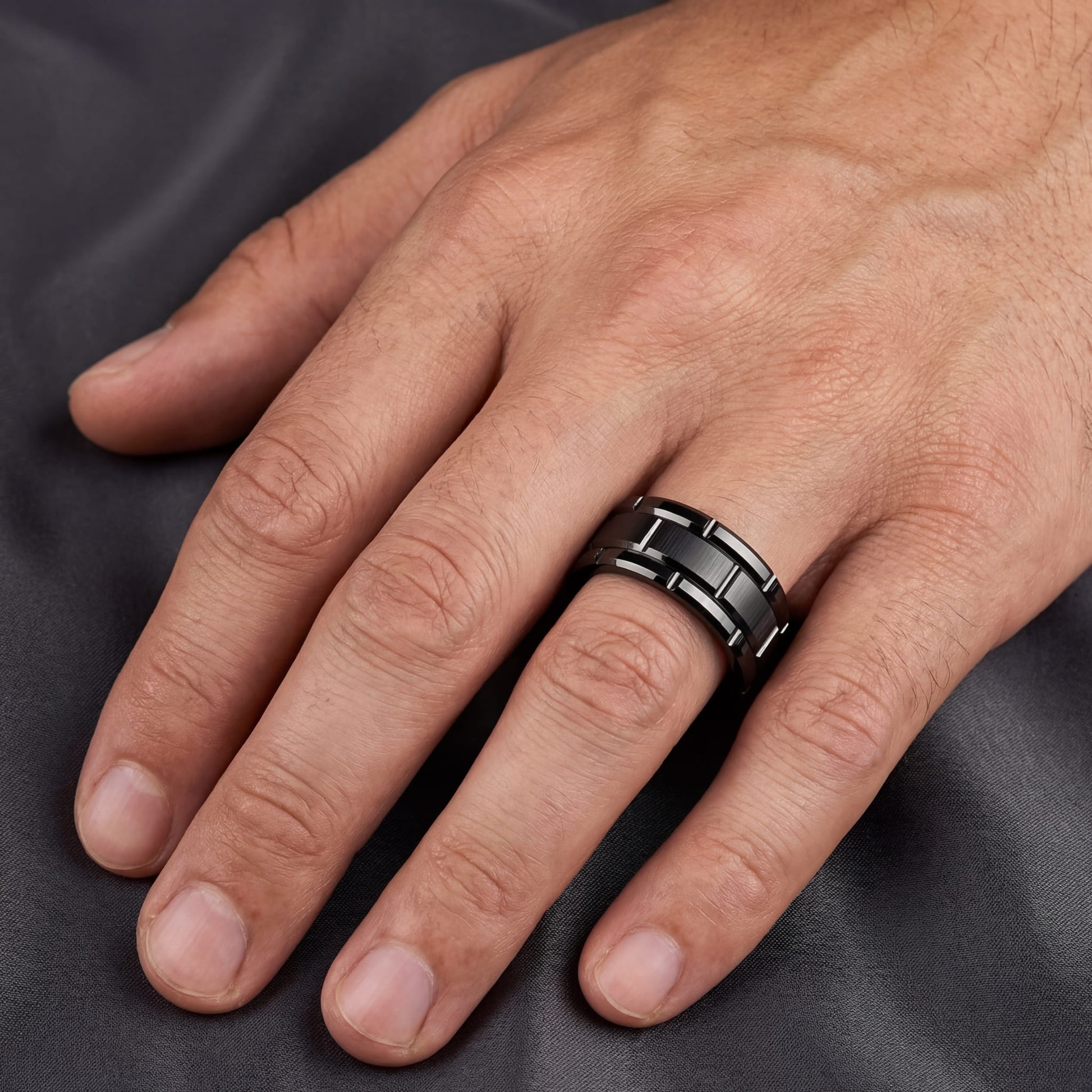 EDELSTAHL "PATTA" RING - ICERAIN JEWELRY