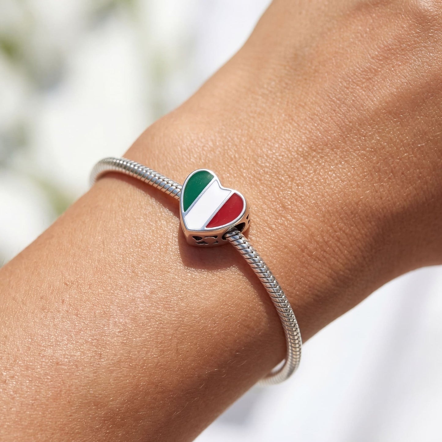 925S SILVER "ITALY" CHARM - ICERAIN JEWELRY