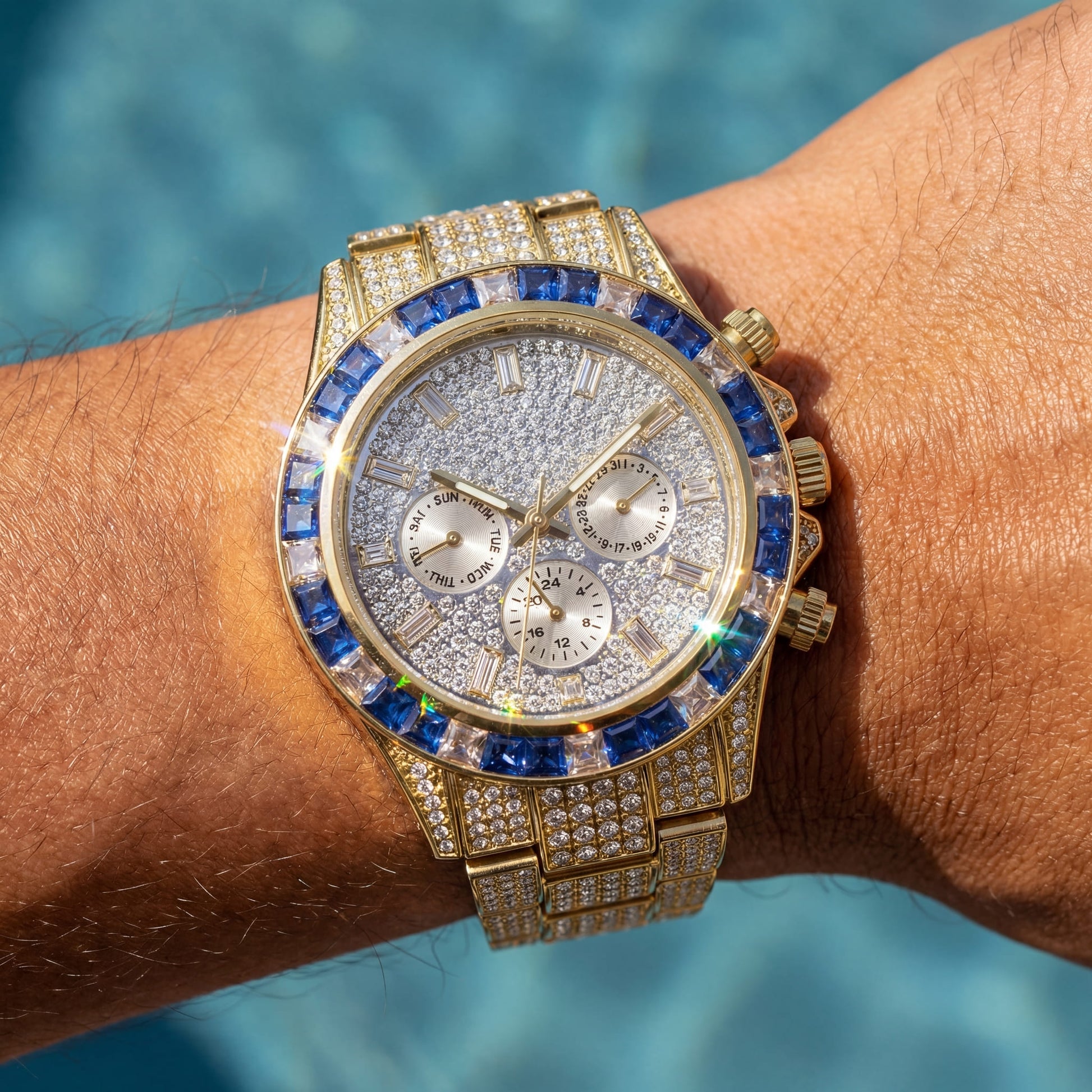 ICED OUT "SOLLINI V2" UHR - ICERAIN JEWELRY