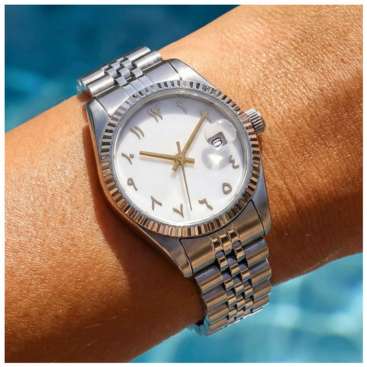 EDELSTAHL "ARABIC" FRAUEN UHR - ICERAIN JEWELRY