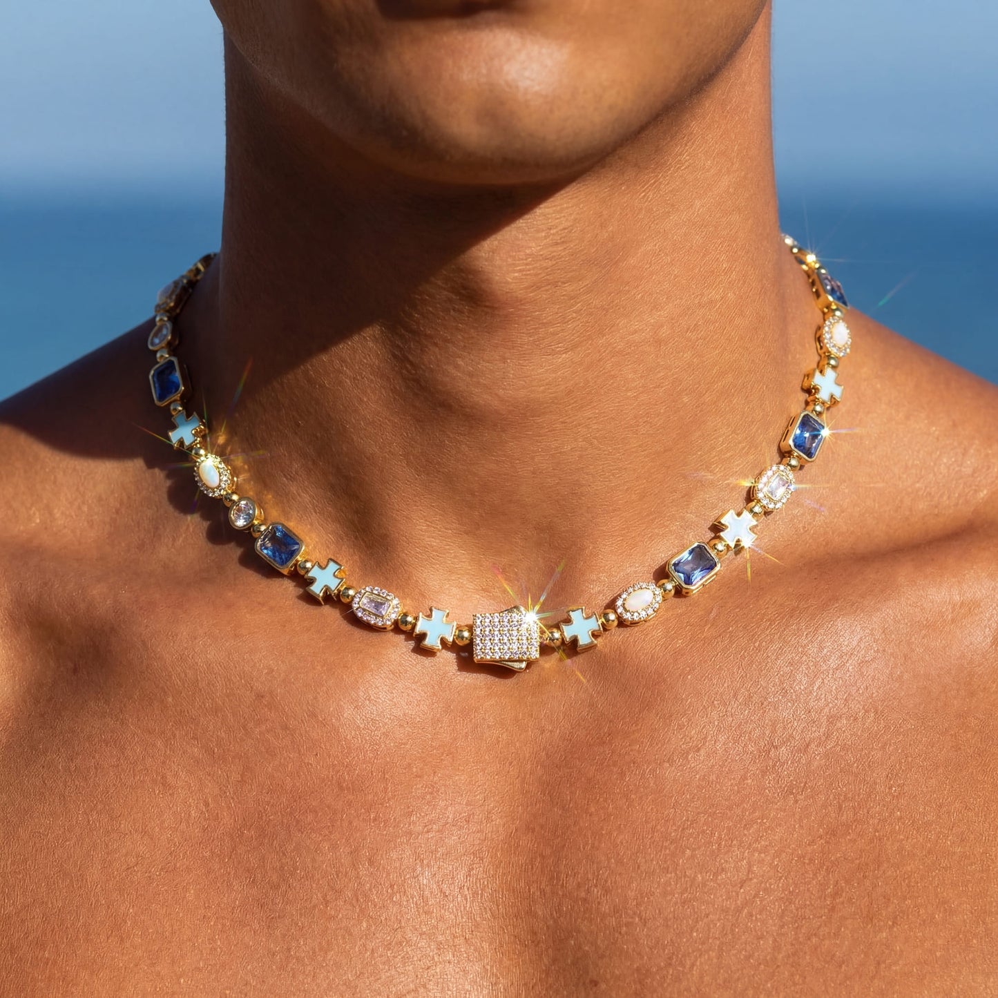ICED OUT 6MM "GOLD CHOKER V2" KETTE - ICERAIN JEWELRY
