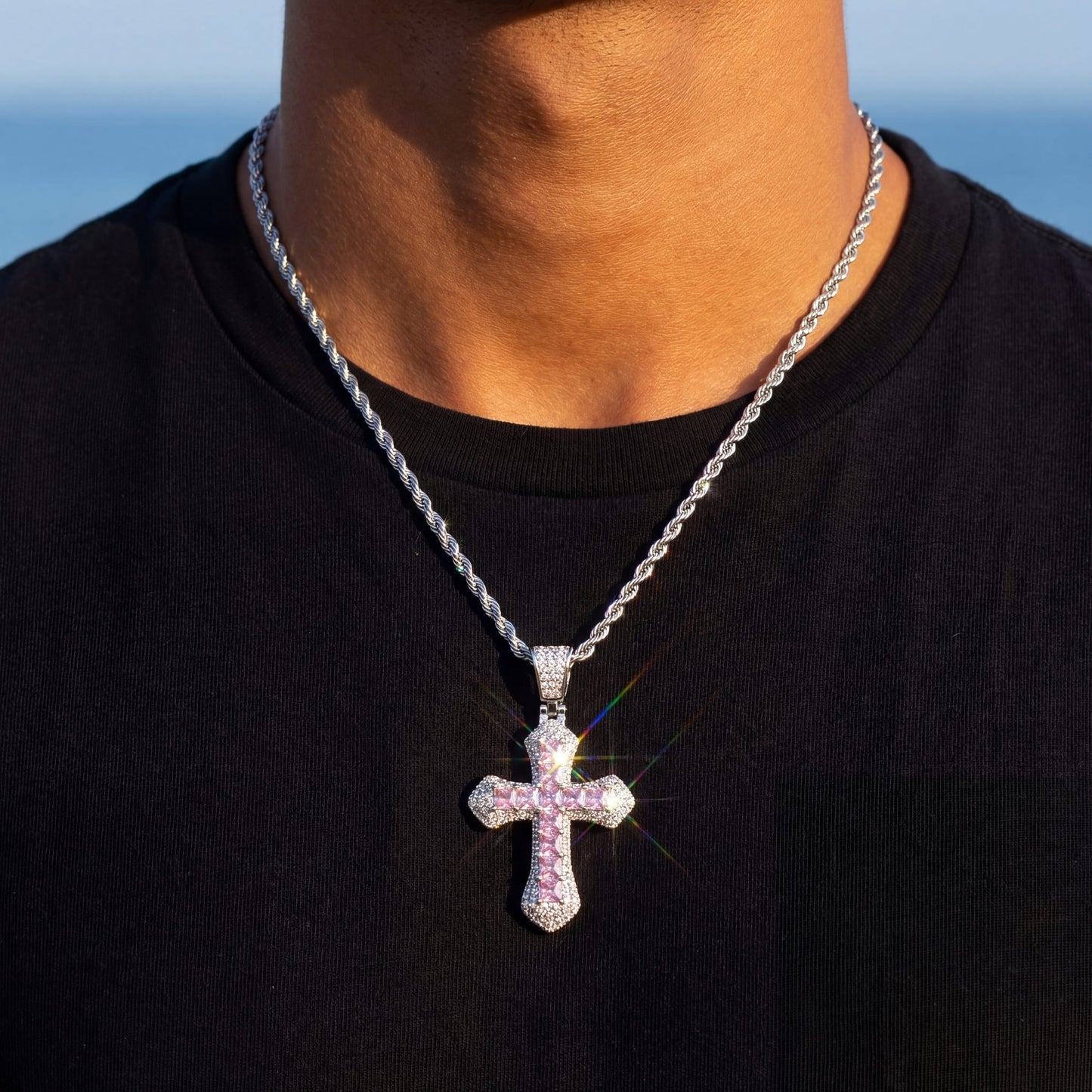 ICED OUT "CROSS" KETTE - ICERAIN JEWELRY