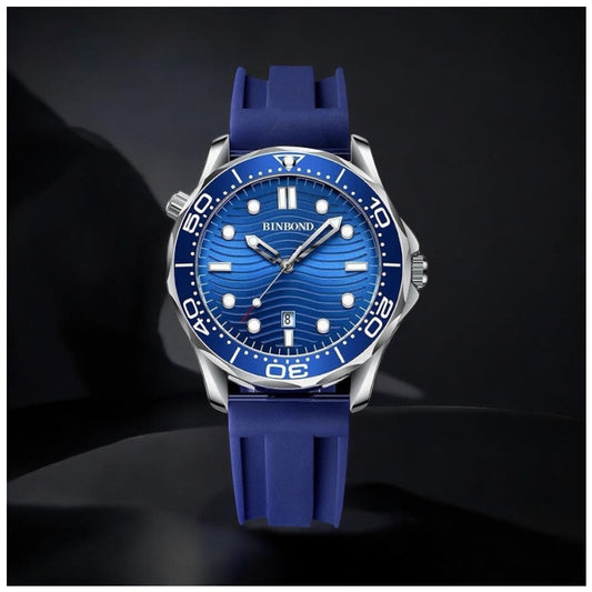 EDELSTAHL "SEAMOR" UHR - ICERAIN JEWELRY