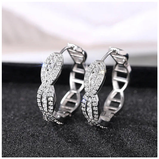 ICED OUT "FRINGO" OHRRINGE - ICERAIN JEWELRY