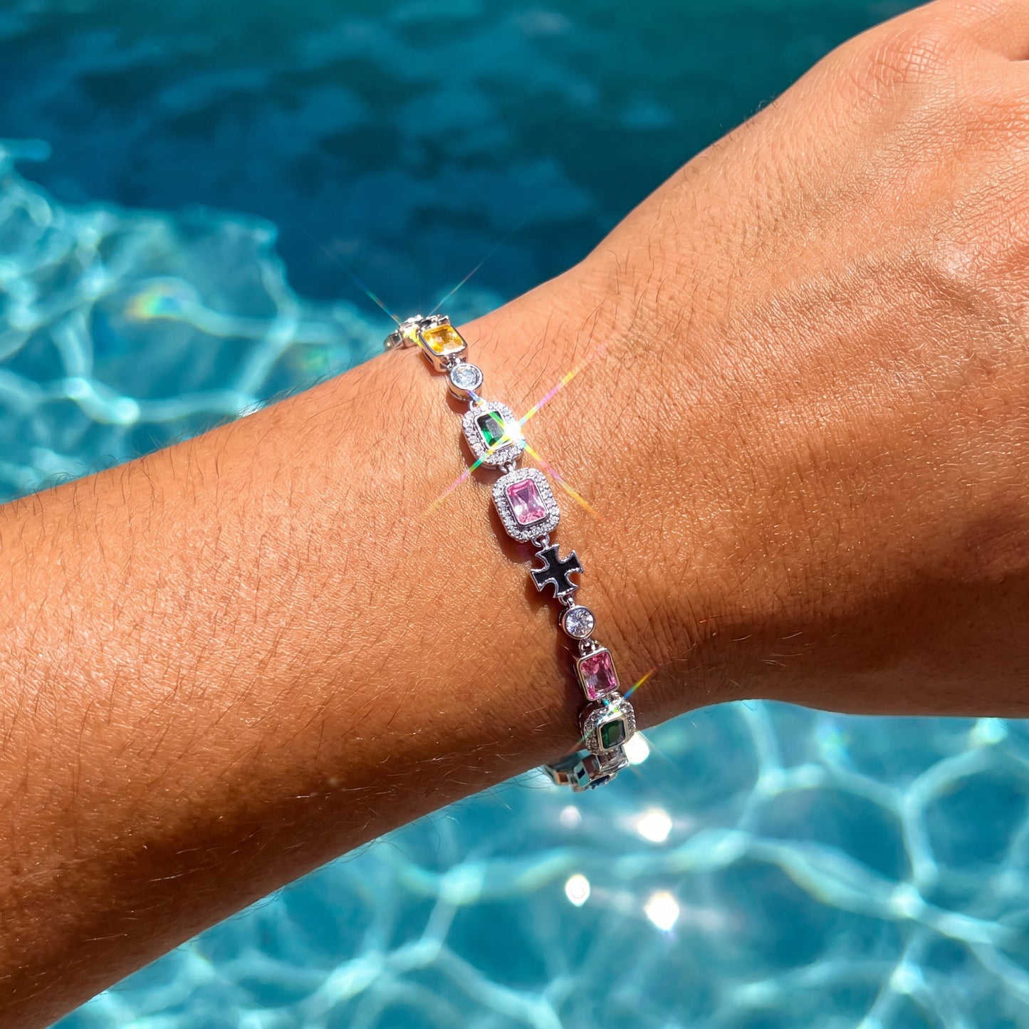 ICED OUT 7MM "CHOKER" ARMBAND - ICERAIN JEWELRY