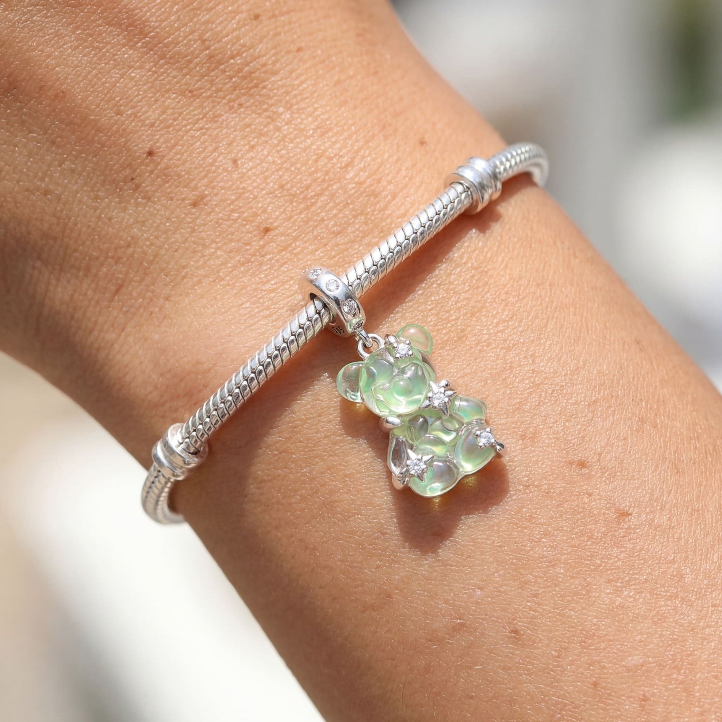 925S SILVER "TEDDY BEAR" CHARM - ICERAIN JEWELRY