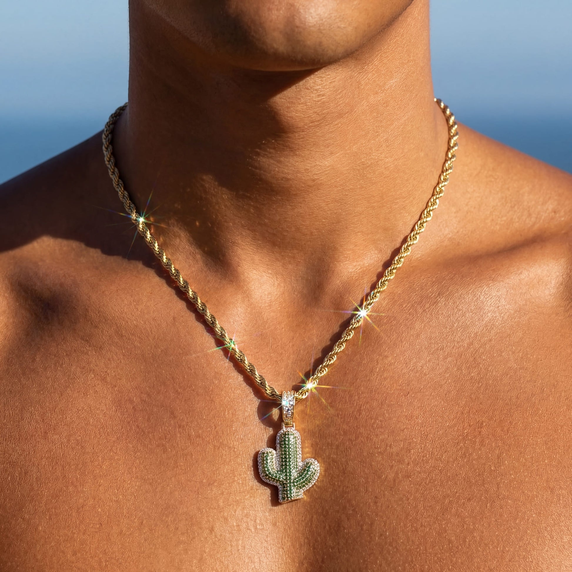 ICED OUT "CACTUS" KETTE - ICERAIN JEWELRY