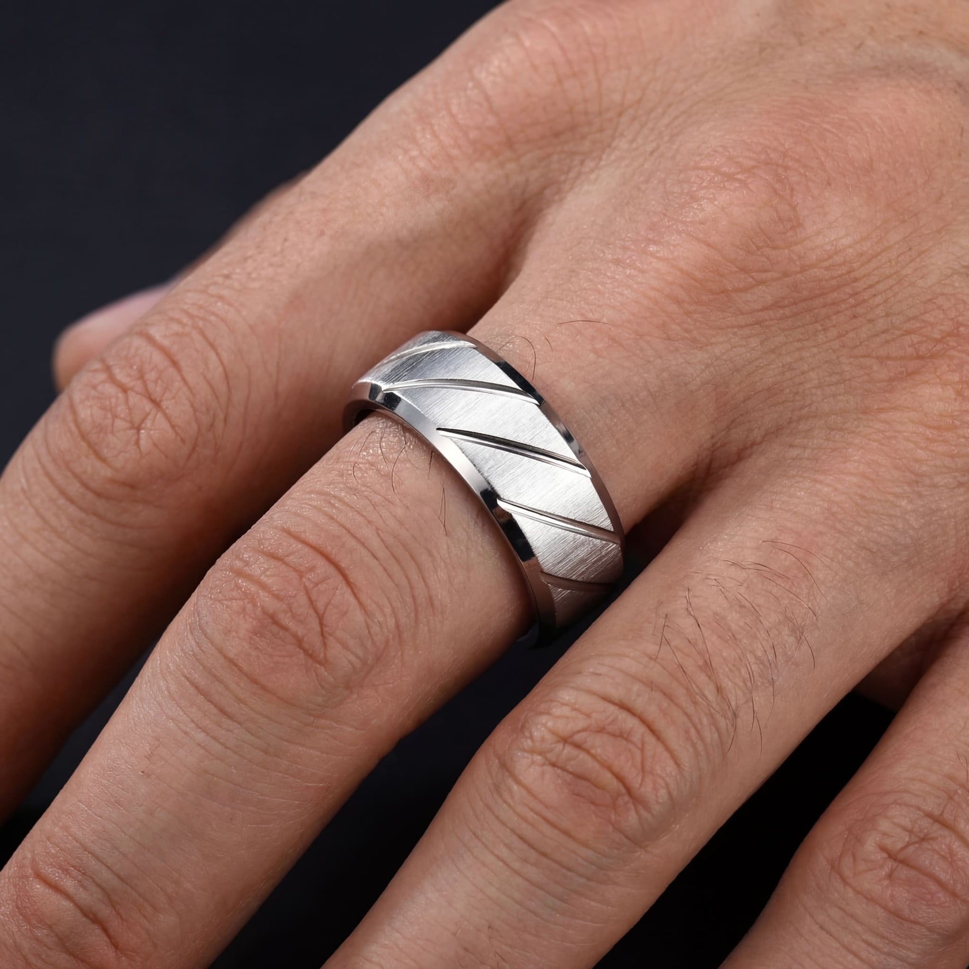 EDELSTAHL "WURSAL" RING - ICERAIN JEWELRY