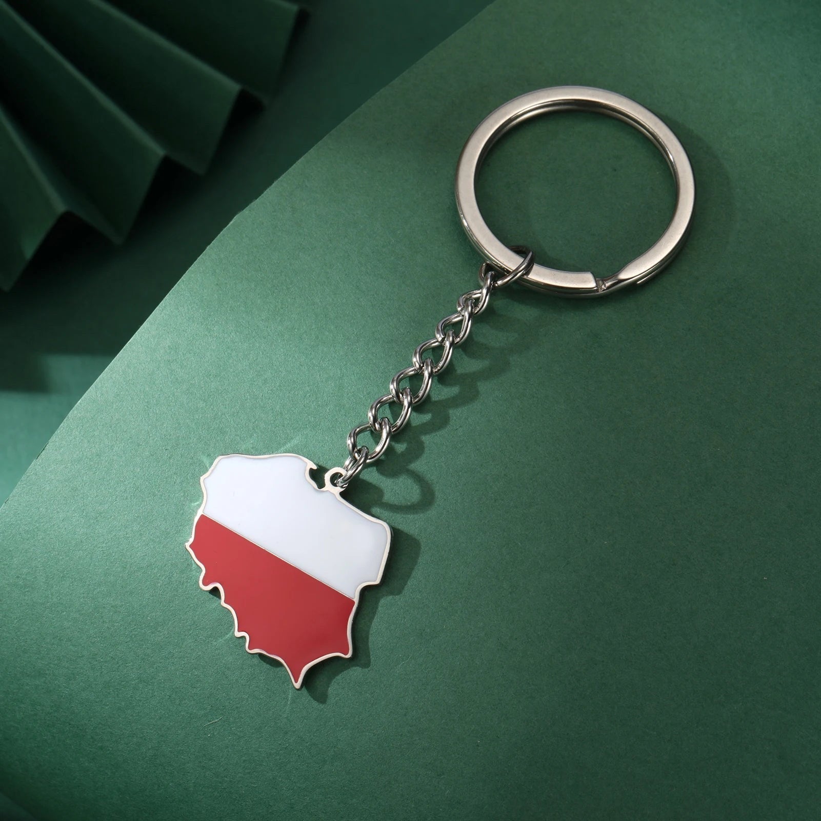 EDELSTAHL "POLAND" SCHLÜSSELANHÄNGER - ICERAIN JEWELRY