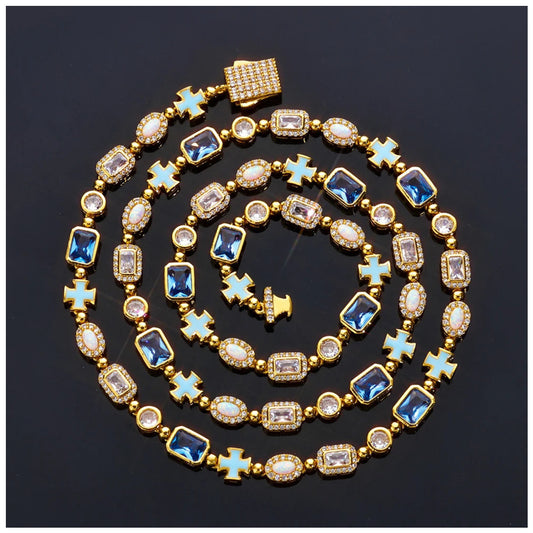 ICED OUT 6MM "GOLD CHOKER V2" KETTE - ICERAIN JEWELRY