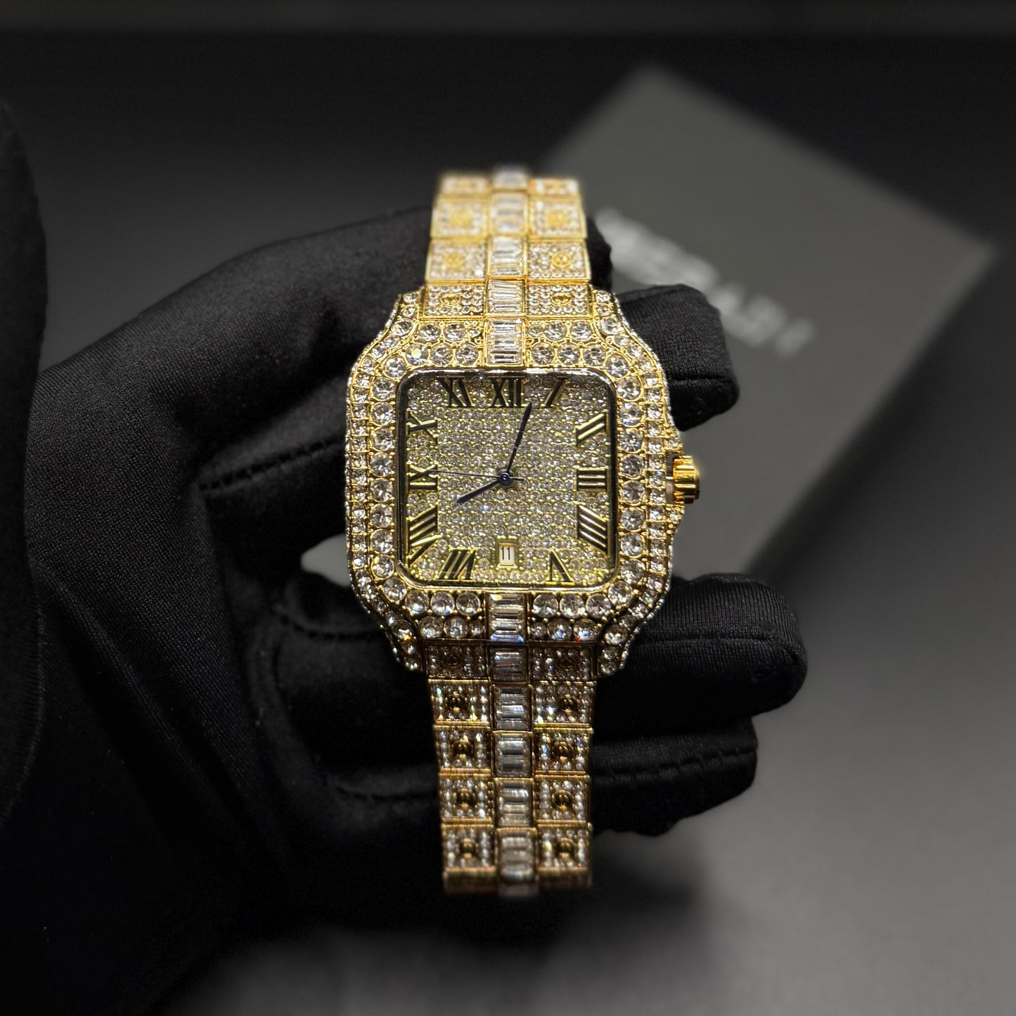 ICED OUT "PIAZZA V5" UHR - ICERAIN JEWELRY