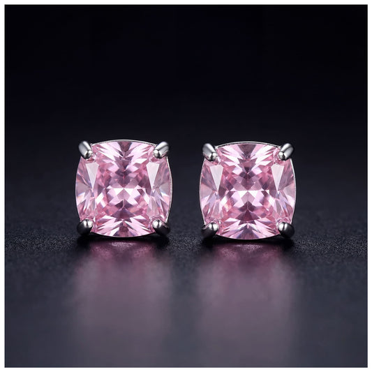 ICED OUT "PINK VERSAILLE" OHRRINGE - ICERAIN JEWELRY