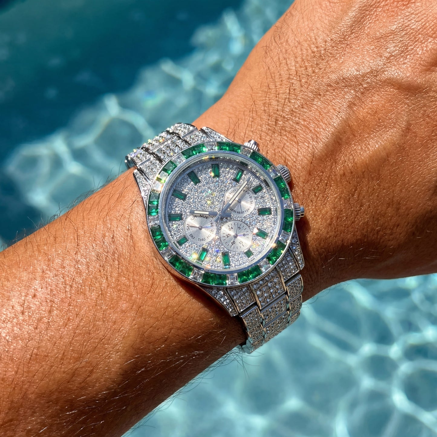 ICED OUT "SOLLINI V2" UHR - ICERAIN JEWELRY
