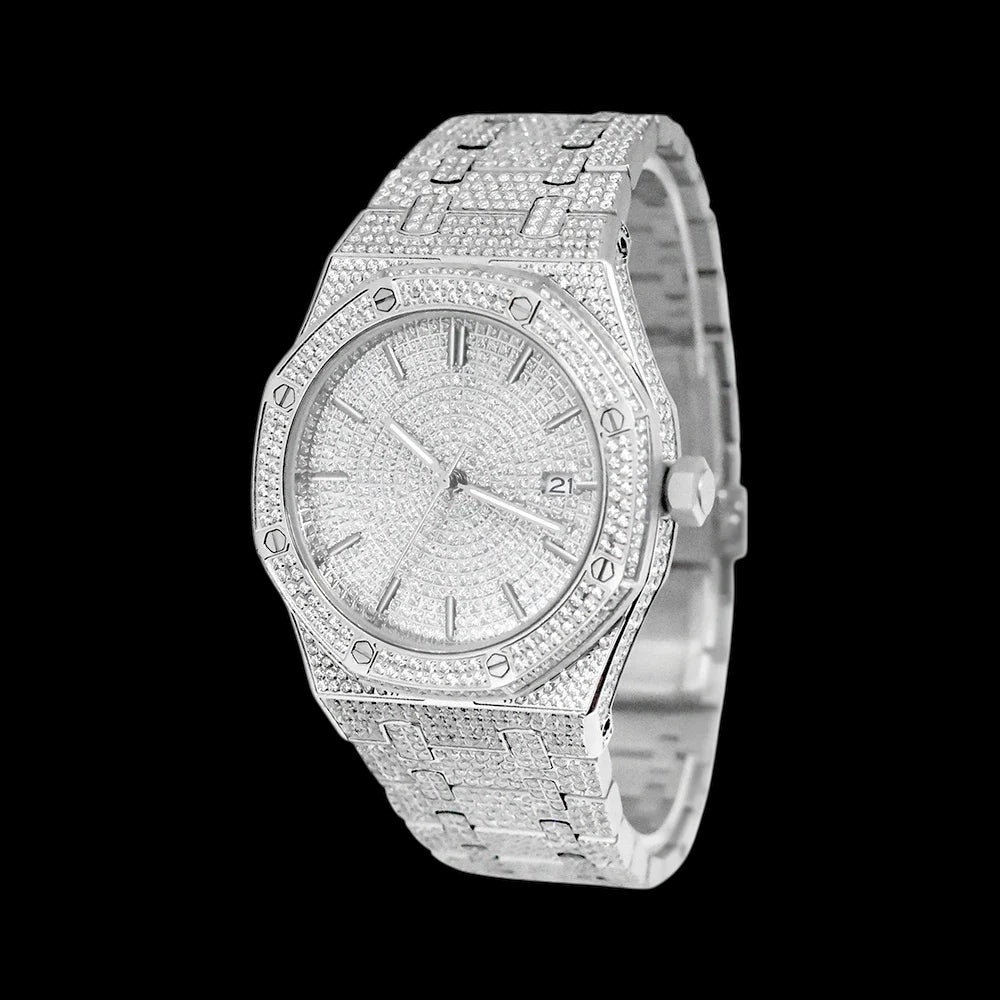 ICED OUT 42MM MOISSANITE "APOSTEL" UHR