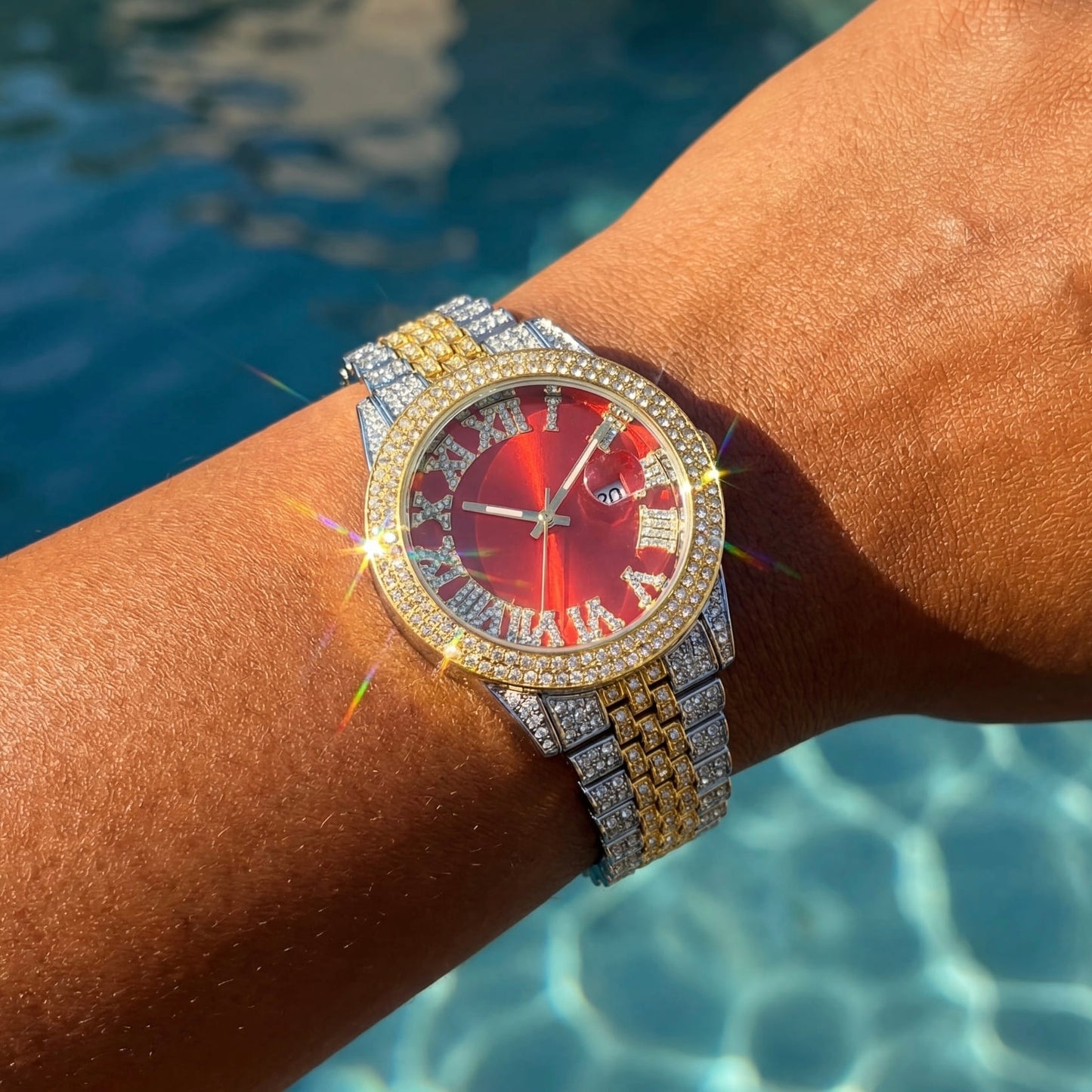 ICED OUT "REGINA" UHR - ICERAIN JEWELRY