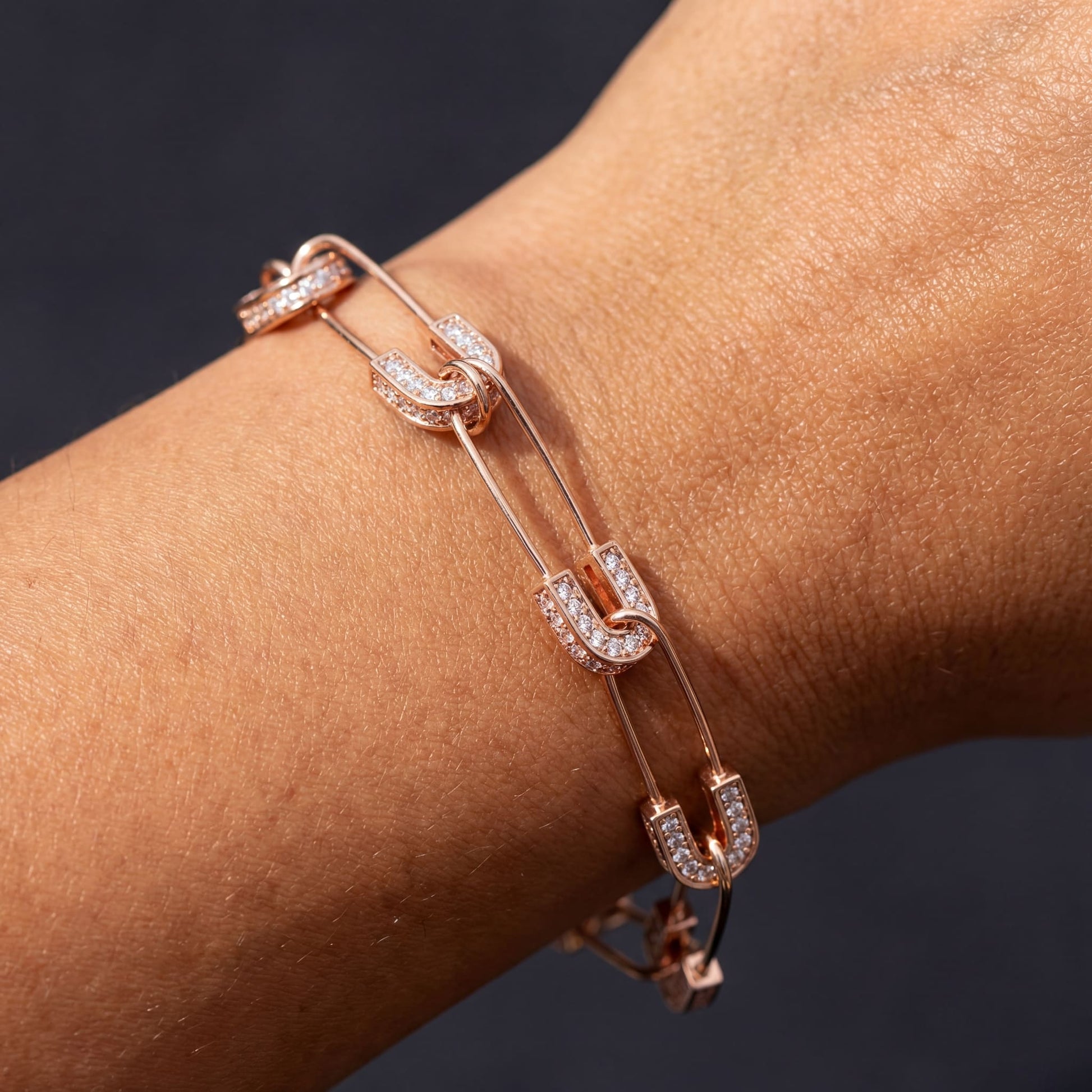 ICED OUT "PIN" ARMBAND - ICERAIN JEWELRY