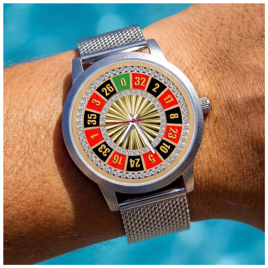 EDELSTAHL "ROULETTE" UHR - ICERAIN JEWELRY