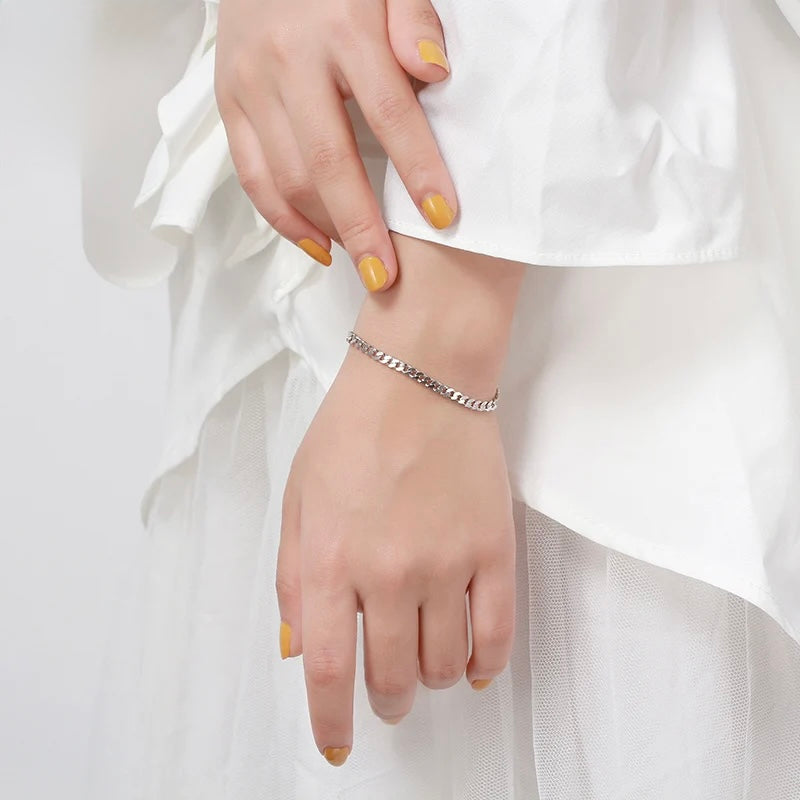 925S SILVER "CUBAN" ARMBAND [PREMIUM VERSION] - ICERAIN JEWELRY