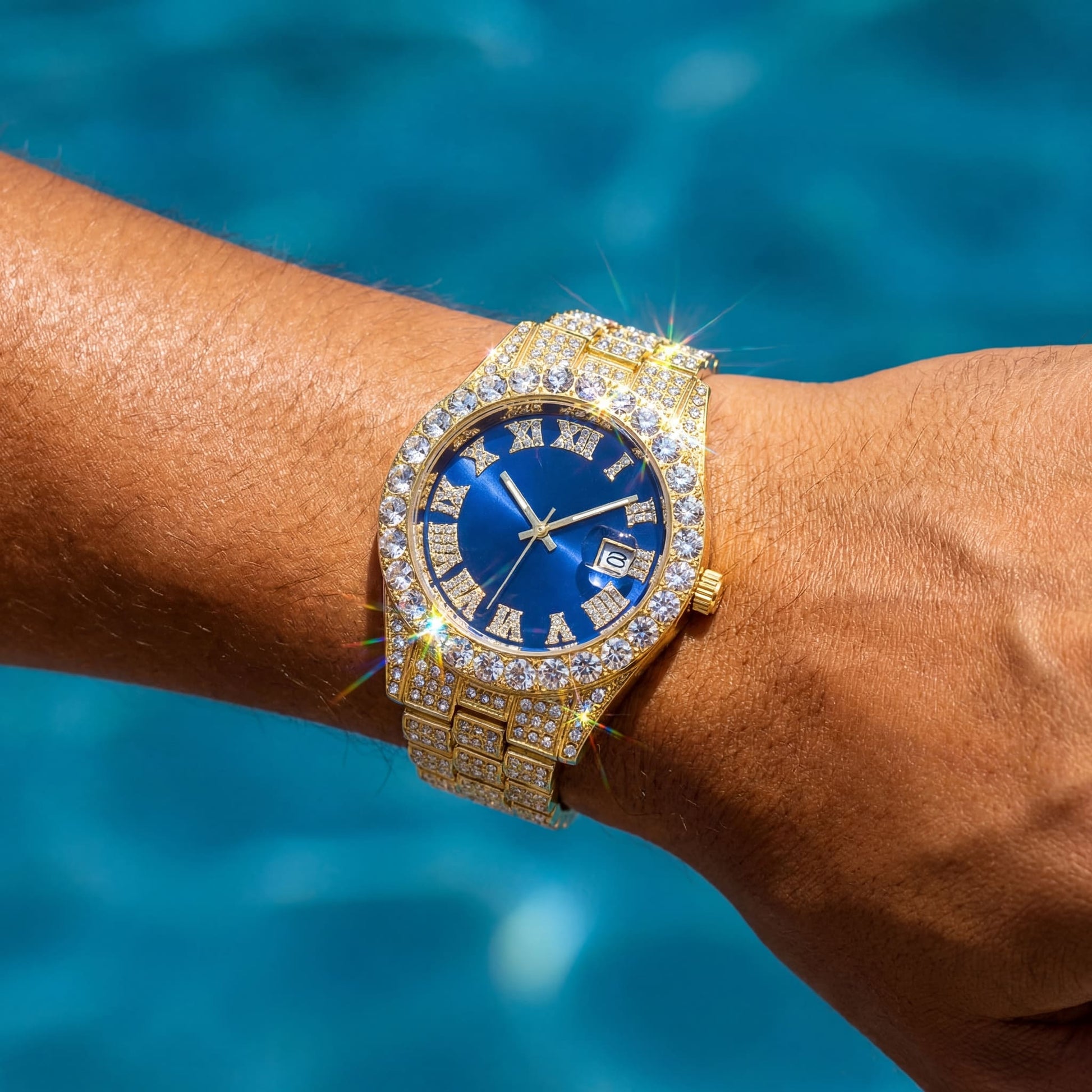 ICED OUT "FRATELLO" UHR - ICERAIN JEWELRY