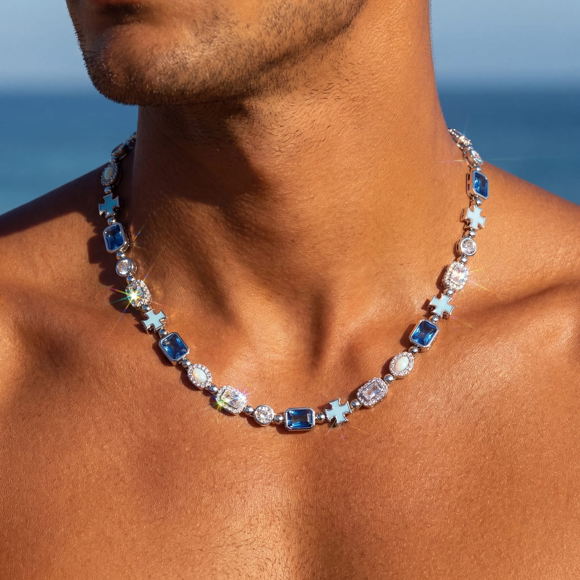 ICED OUT 6MM "SILVER CHOKER V2" KETTE - ICERAIN JEWELRY