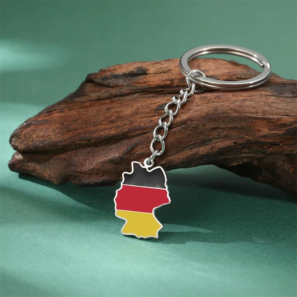 EDELSTAHL "GERMANY" SCHLÜSSELANHÄNGER - ICERAIN JEWELRY