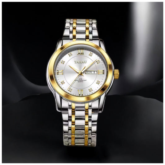 EDELSTAHL "BUSINAR" UHR - ICERAIN JEWELRY