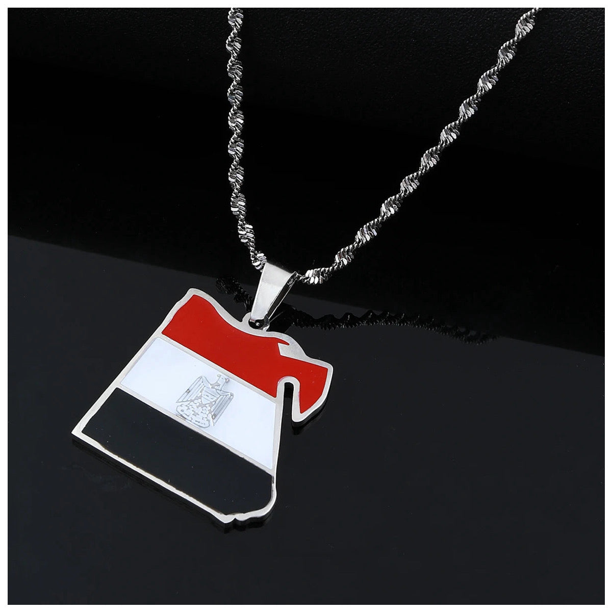 EDELSTAHL "EGYPT V2" LÄNDERKETTE - ICERAIN JEWELRY