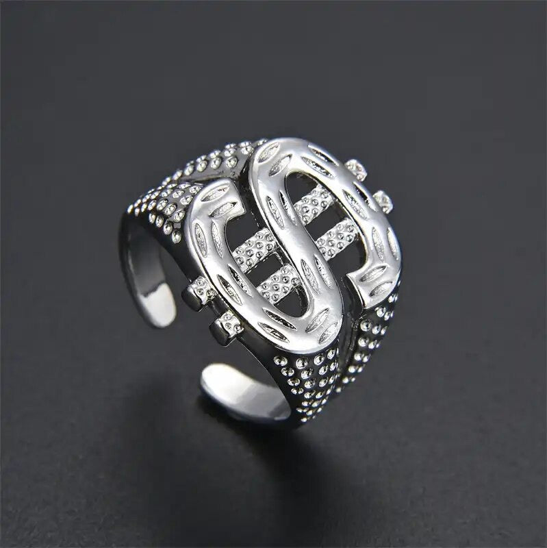 EDELSTAHL "SILVER DOLLAR" RING - ICERAIN JEWELRY