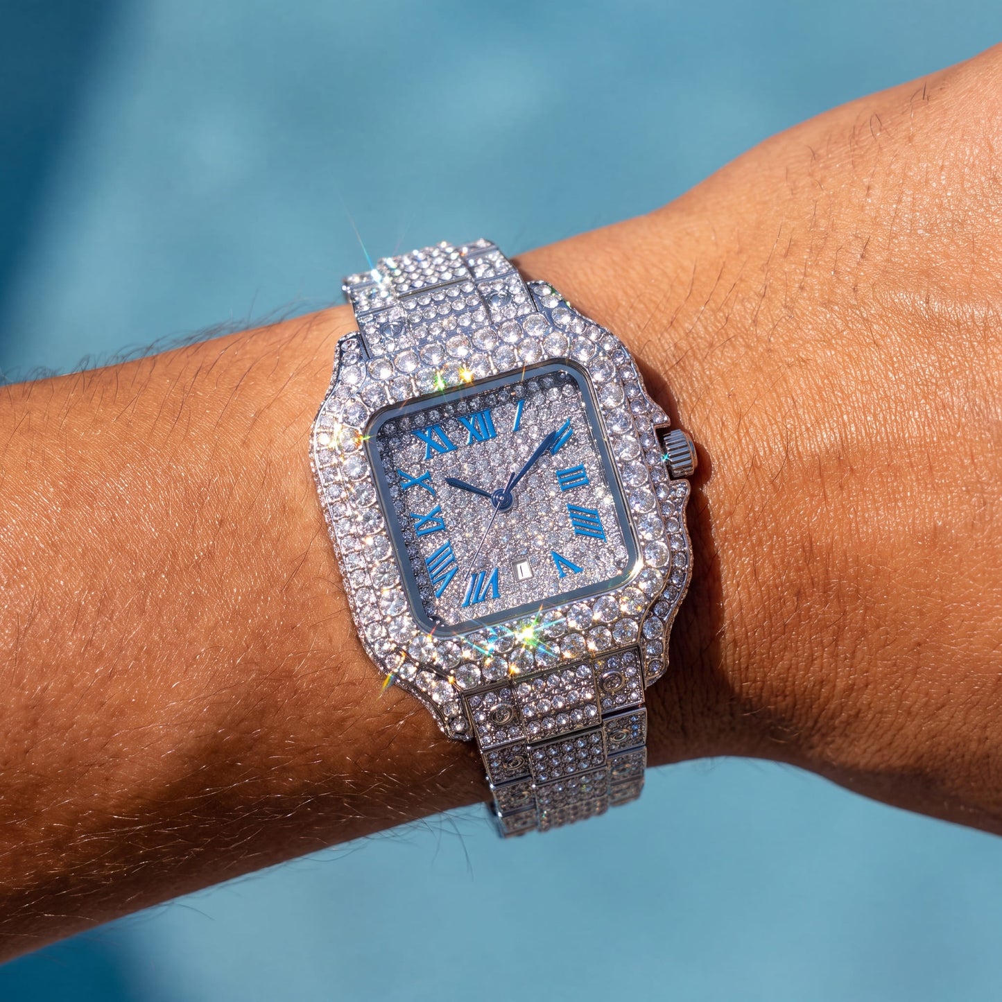 ICED OUT "PIAZZA V6" UHR