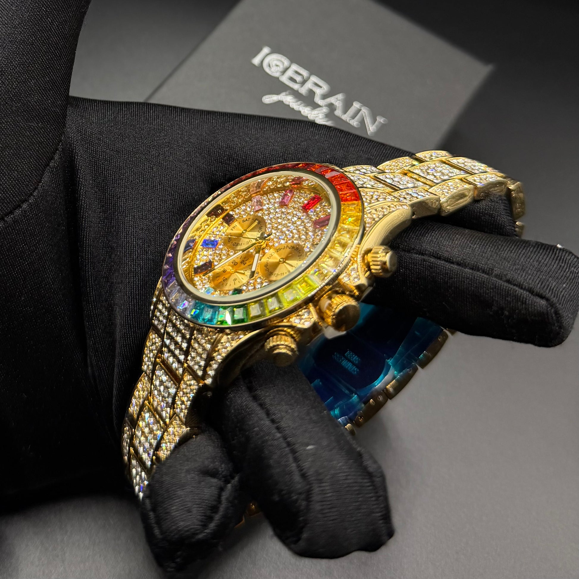 ICED OUT "SOLLINI" UHR - ICERAIN JEWELRY