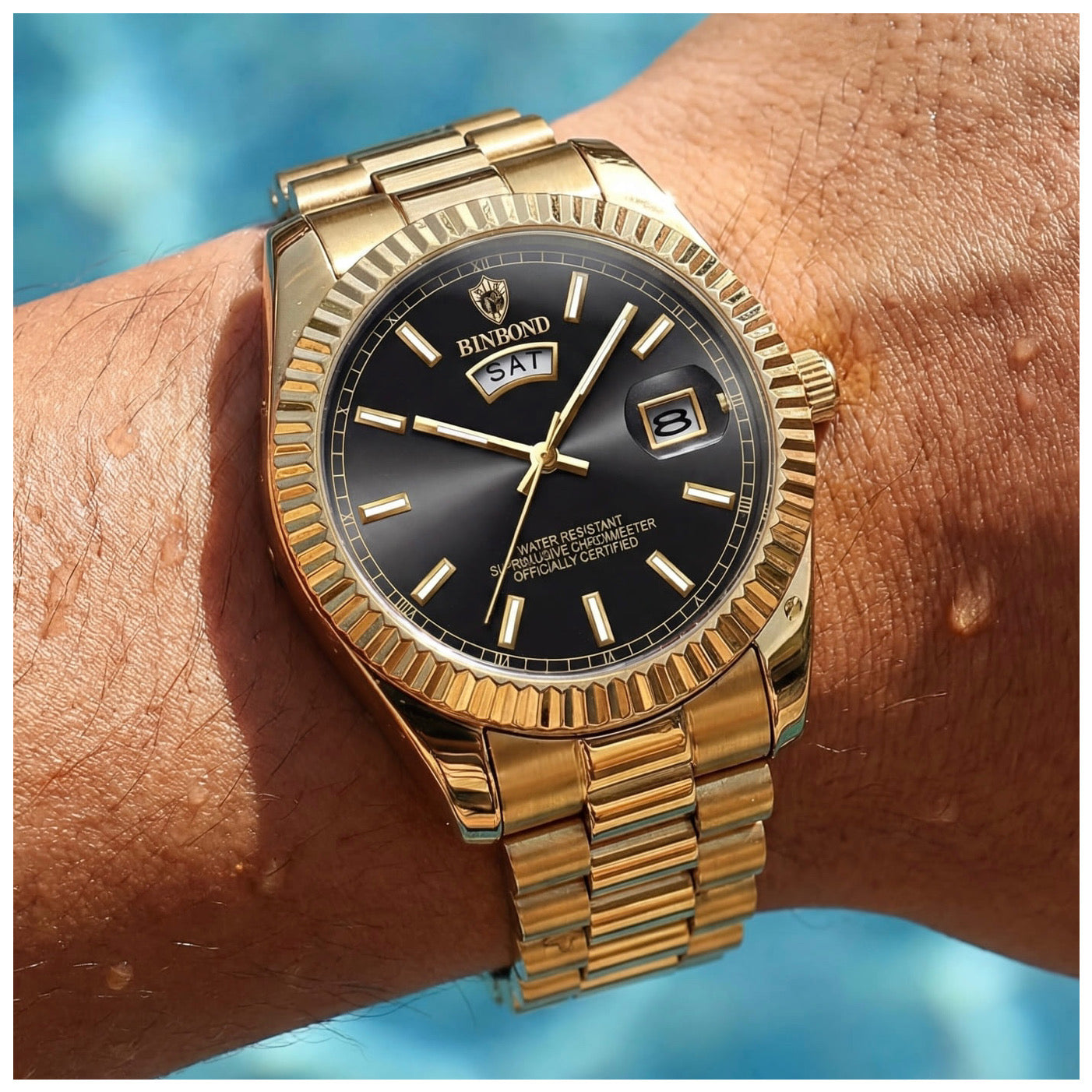 EDELSTAHL "LUMIFOR" UHR - ICERAIN JEWELRY