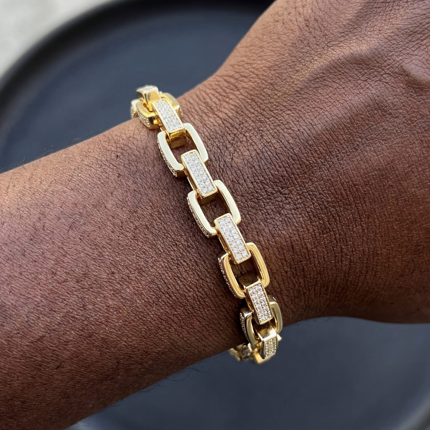 ICED OUT 8MM "ICEBOX" ARMBAND - ICERAIN JEWELRY