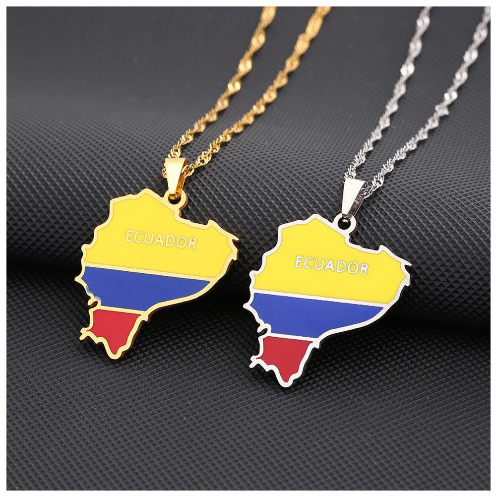 EDELSTAHL "ECUADOR" LÄNDERKETTE - ICERAIN JEWELRY