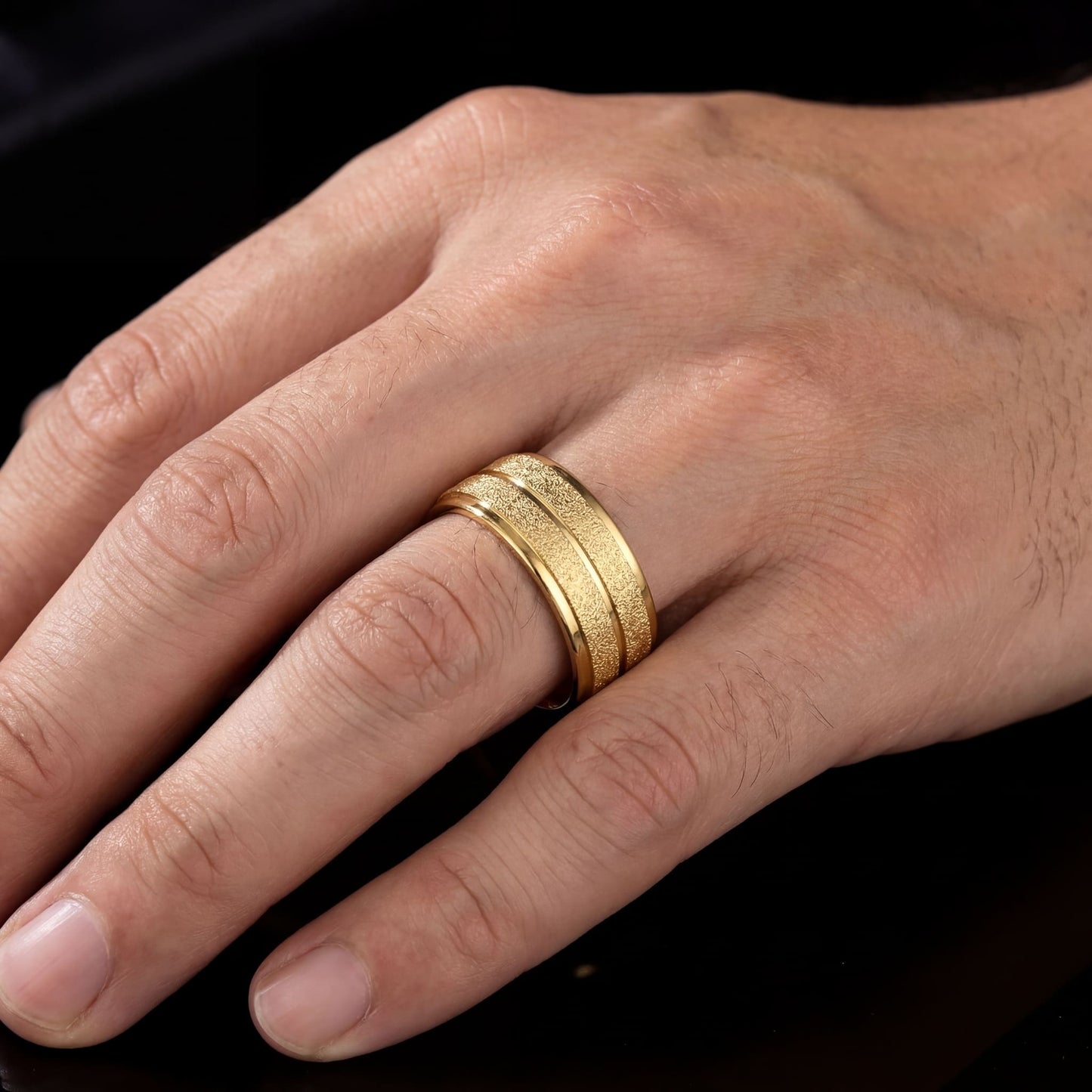 EDELSTAHL "CASALA" RING - ICERAIN JEWELRY