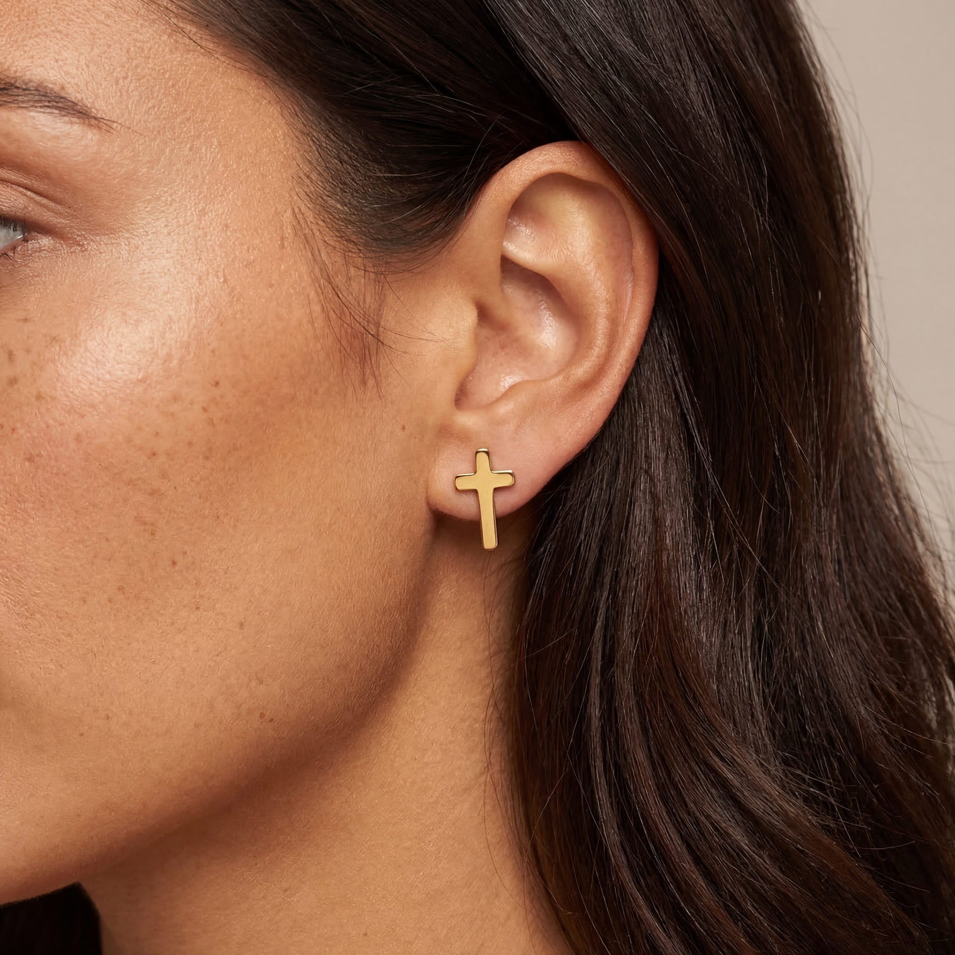 EDELSTAHL "CROSS V3" OHRRINGE - ICERAIN JEWELRY