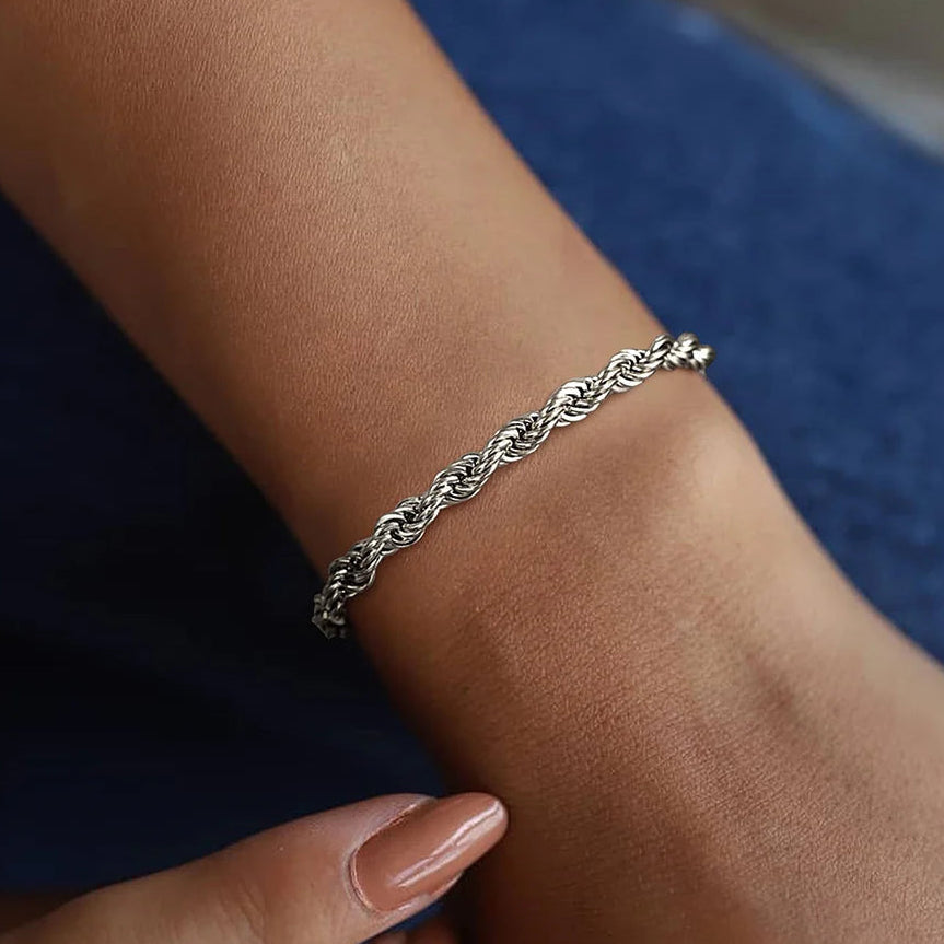 EDELSTAHL "ROPE V2" ARMBAND - ICERAIN JEWELRY