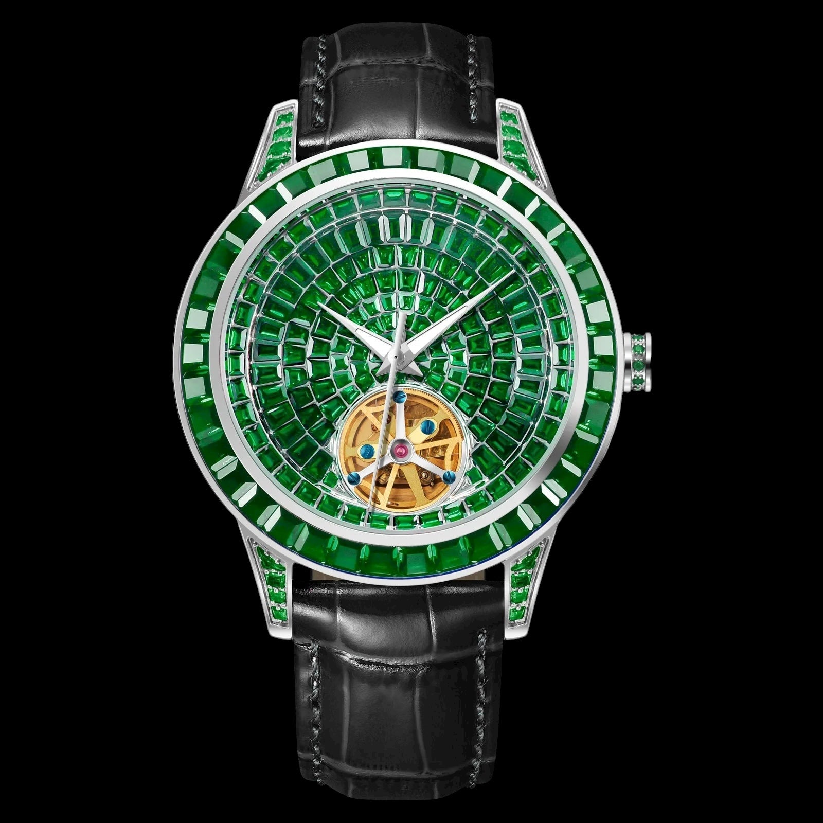 ICED OUT AUTOMATIK "FACE" UHR - ICERAIN JEWELRY